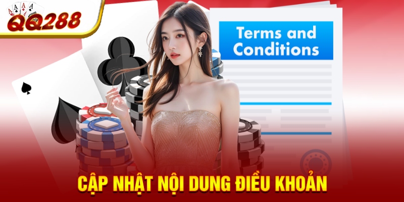 Cập nhật nội dung điều khoản